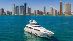 97 Foot Ferretti Yacht Rental North Miami Beach