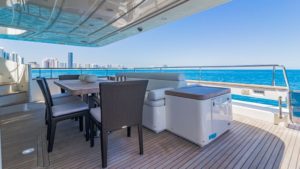 97 Foot Ferretti Yacht Rental North Miami Beach