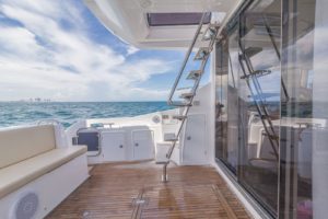 Luxury Yacht Rental Miami Azimut Flybridge Deck