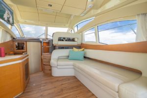 Luxury Yacht Rental Miami Azimut Flybridge Salon