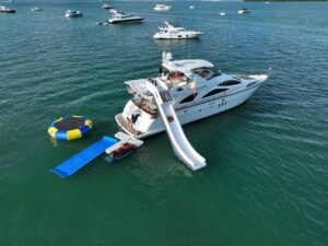 84 Luxury Yacht with Slide Miami